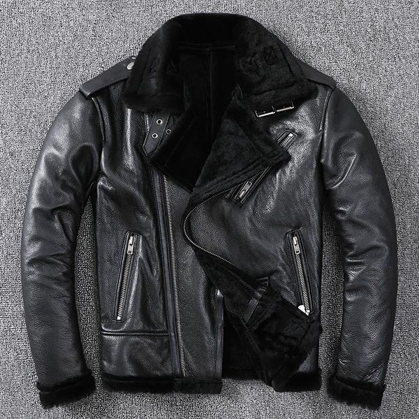 men's leather & faux 2021 black men motorcycle style genuine shearling jacket large size 4xl real thick sheepskin winer warm natural co
men's leather & faux 2021 black men motorcycle style genuine shearling jacket large size 4xl real thick sheepskin winer warm natural co