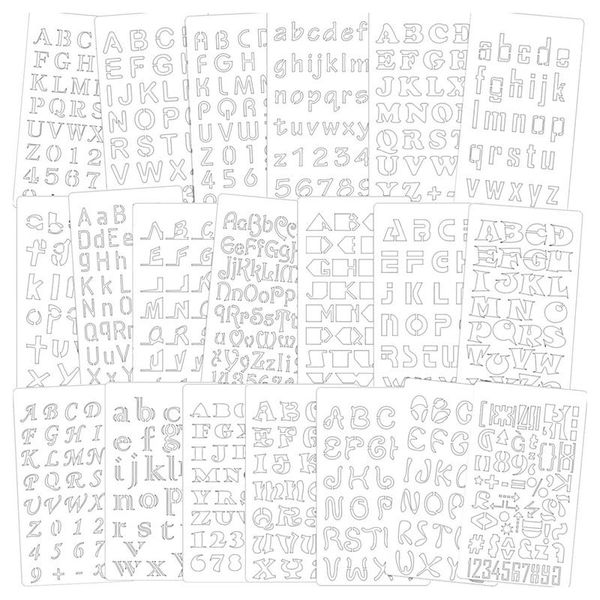 decorative objects & figurines 20pack letter and number stencils reusable alphabet journal supplies templates for kids drawing
decorative objects & figurines 20pack letter and number stencils reusable alphabet journal supplies templates for kids drawing
