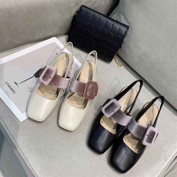 dress shoes female shoe multi color buckle decor soft women square heel toe genuine leather, Black
dress shoes female shoe multi color buckle decor soft women square heel toe genuine leather, Black