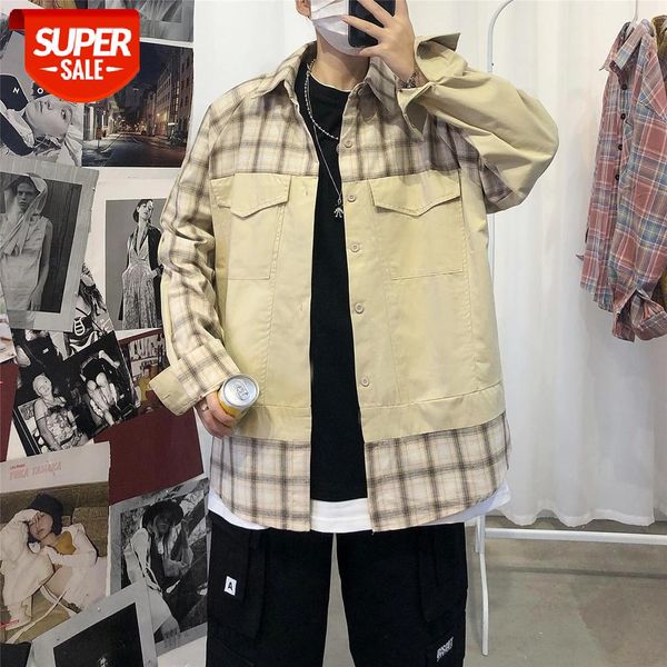 2020 men's leisure lattice printing split joint patchwork shirt male loose french cuff mens fashion shirts camisa masculina #bt68, White;black
2020 men's leisure lattice printing split joint patchwork shirt male loose french cuff mens fashion shirts camisa masculina #bt68, White;black