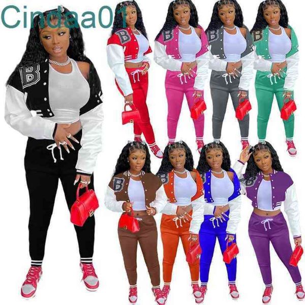 women tracksuits two piece pants designer outfits sweatsuits sport jogger suits fall breasted letter printed jackets baseball suit 9 colours, Gray
women tracksuits two piece pants designer outfits sweatsuits sport jogger suits fall breasted letter printed jackets baseball suit 9 colours, Gray