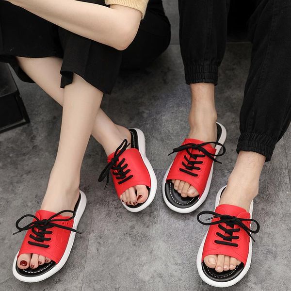 fashion casual sneakers slides women sandals comfort platform lace-up slippers men couples shoes summer, Black
fashion casual sneakers slides women sandals comfort platform lace-up slippers men couples shoes summer, Black