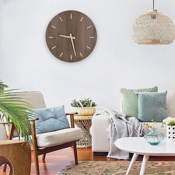 wall clocks 12-inch large wooden clock battery operated mute, with walnut wood dial and stereo scale kitchen dining room office
wall clocks 12-inch large wooden clock battery operated mute, with walnut wood dial and stereo scale kitchen dining room office
