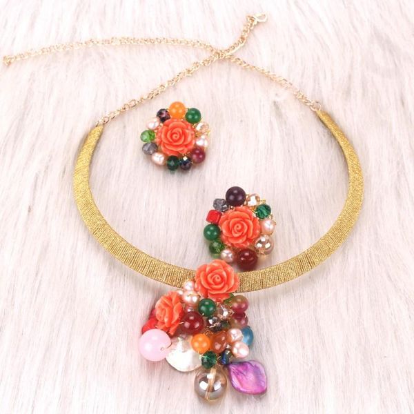 earrings & necklace dudo african set gold choker design and nigerian jewelry for women original style 2021 fashion, Silver
earrings & necklace dudo african set gold choker design and nigerian jewelry for women original style 2021 fashion, Silver