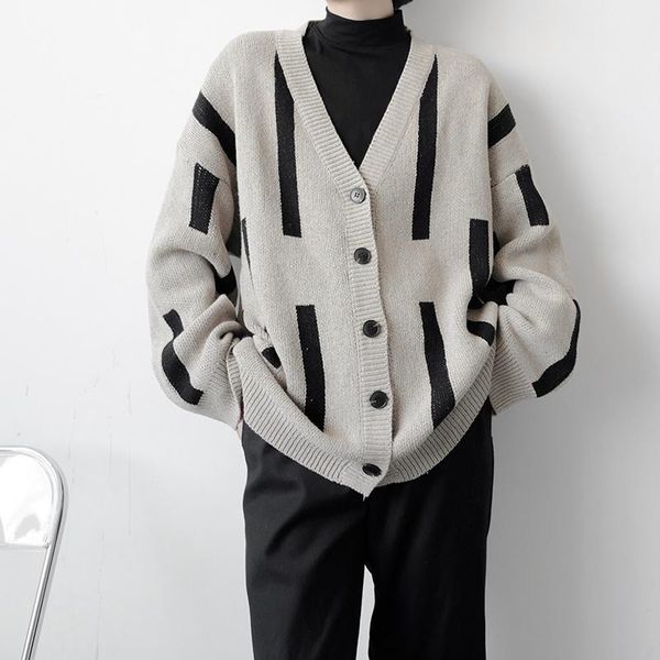 men's sweaters oversized cardigan sweater men warm fashion printed knitted coat korean loose long sleeve mens jumper -2xl, White;black
men's sweaters oversized cardigan sweater men warm fashion printed knitted coat korean loose long sleeve mens jumper -2xl, White;black