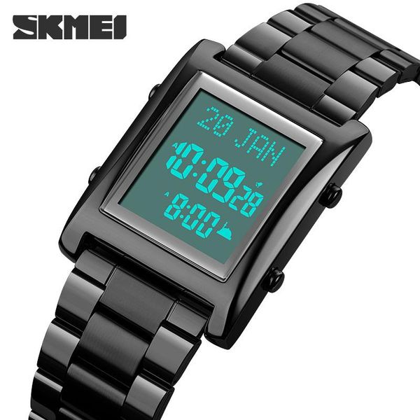wristwatches muslim azan clock men watch for prayer with qibla compass adhan alarm hijri calendar islamic al harameen skmei montre homme, Slivery;brown
wristwatches muslim azan clock men watch for prayer with qibla compass adhan alarm hijri calendar islamic al harameen skmei montre homme, Slivery;brown