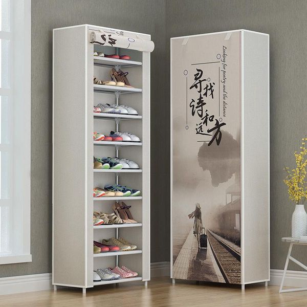 simple assemble shoe rack multilayer nonwoven fabric organizer dust-proof storage living room shelvers for store shoes clothing & wardrobe
simple assemble shoe rack multilayer nonwoven fabric organizer dust-proof storage living room shelvers for store shoes clothing & wardrobe