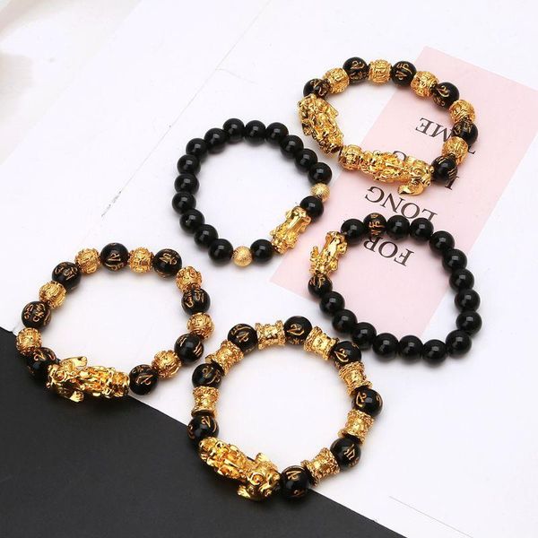 beaded, strands c1fc black obsidian stone buddhism six words pixiu bead bracelet lucky amulet jewelry
beaded, strands c1fc black obsidian stone buddhism six words pixiu bead bracelet lucky amulet jewelry