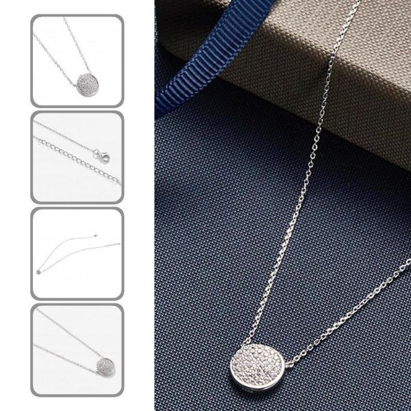 pendant necklaces not easy fade ornamental electroplating round collarbone necklace jewelry women fine workmanship for dating, Silver
pendant necklaces not easy fade ornamental electroplating round collarbone necklace jewelry women fine workmanship for dating, Silver