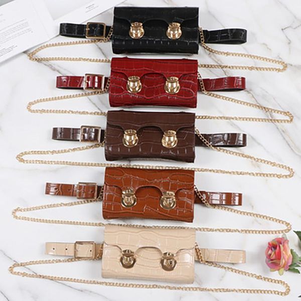 super fire simple fashion mini belt leather wallet bag long chain messenger street purse belts, Black;brown
super fire simple fashion mini belt leather wallet bag long chain messenger street purse belts, Black;brown