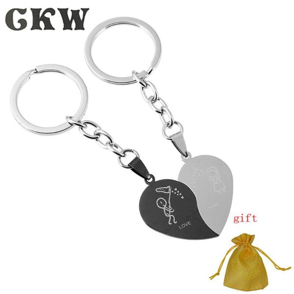 keychains ckw love combination titanium steel stainless lovers key chain european and american jewelry wholesale, Silver
keychains ckw love combination titanium steel stainless lovers key chain european and american jewelry wholesale, Silver