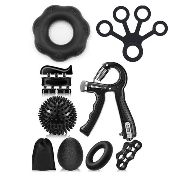 hand grips 6pcs grip strength trainer strengthener set adjustable counting forearm finger exerciser fast delivery
hand grips 6pcs grip strength trainer strengthener set adjustable counting forearm finger exerciser fast delivery