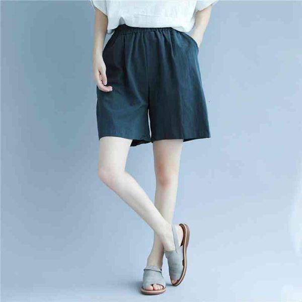 casual solid color womens shorts elastic waist loose cotton linen summer all match pockets 4 colors, White;black
casual solid color womens shorts elastic waist loose cotton linen summer all match pockets 4 colors, White;black