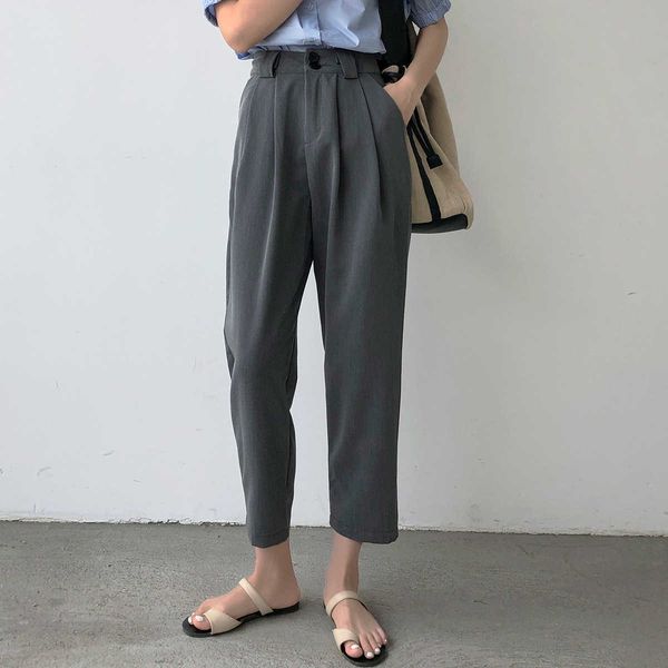oufan 7369 casual pants women's 2021 spring korean high waist slim pipe suit pants capris, Black;white
oufan 7369 casual pants women's 2021 spring korean high waist slim pipe suit pants capris, Black;white