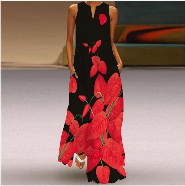 casual dresses fashion style vintage printing women sundress 2021 summer v-neck sleeveless long dress elegant ladies maxi plus size 4xl, Black;gray
casual dresses fashion style vintage printing women sundress 2021 summer v-neck sleeveless long dress elegant ladies maxi plus size 4xl, Black;gray