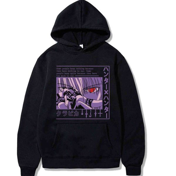 2021 anime hunter x hunter hoodie for men women long sleeve anime manga kurapika hxh devil eye hoodie pullover gift y1120, Black
2021 anime hunter x hunter hoodie for men women long sleeve anime manga kurapika hxh devil eye hoodie pullover gift y1120, Black