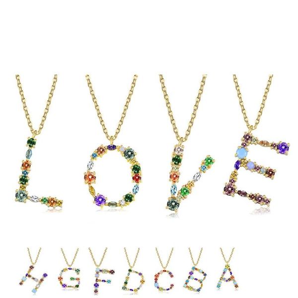 pendant necklaces zemior sparkling 26 letter for women fashion multicolor cubic zirconia gold plated necklace luxury anniversary jewelry, Silver
pendant necklaces zemior sparkling 26 letter for women fashion multicolor cubic zirconia gold plated necklace luxury anniversary jewelry, Silver