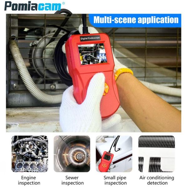 cameras 5.5mm industrial endoscope hd 2.4inch screen ip67 waterproof inspection camera with 6 led lights 800mah battery borescope
cameras 5.5mm industrial endoscope hd 2.4inch screen ip67 waterproof inspection camera with 6 led lights 800mah battery borescope