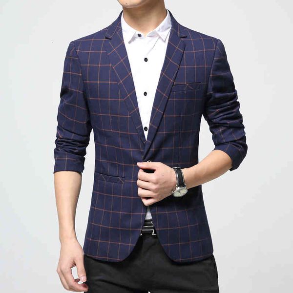 men's suits & blazers mens plaid blazer cotton mixed casual coat slim fit male clothing navy blue europe drop plus size 4xl 5xl 6xl ntt, White;black
men's suits & blazers mens plaid blazer cotton mixed casual coat slim fit male clothing navy blue europe drop plus size 4xl 5xl 6xl ntt, White;black