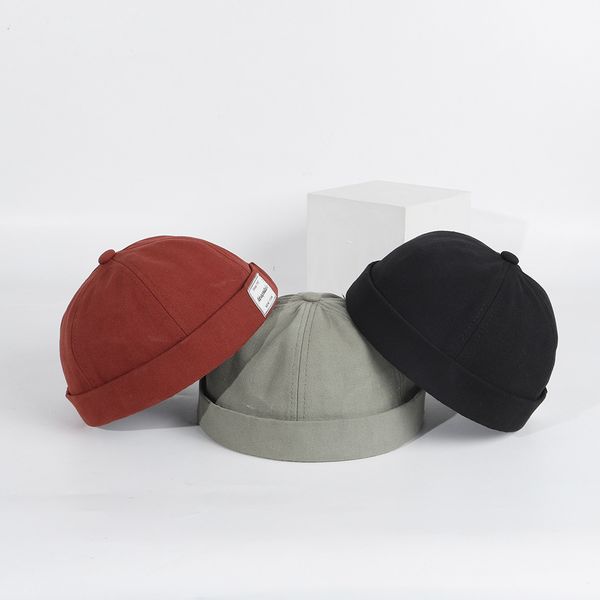 thin brimless melon skin landlord male street trendsetter hip hop children rogue yuppie hat, Yellow
thin brimless melon skin landlord male street trendsetter hip hop children rogue yuppie hat, Yellow