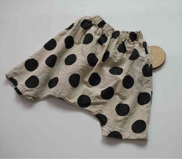 korean style summer kids polka dots printed calf-length trousers loose cotton linen children cross-pants, Blue
korean style summer kids polka dots printed calf-length trousers loose cotton linen children cross-pants, Blue