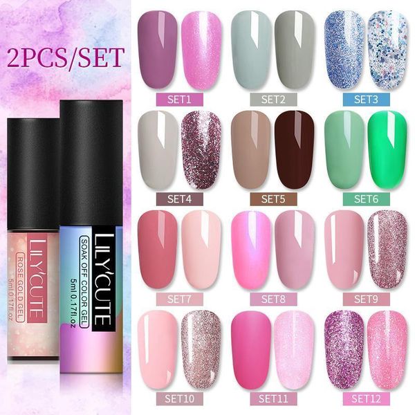 2pcs/set nail gel rose gold sequin glitter polish semi-permanent base coat soak off uv art varnishes1, Red;pink
2pcs/set nail gel rose gold sequin glitter polish semi-permanent base coat soak off uv art varnishes1, Red;pink