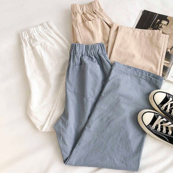 women's pants & capris korean style hong kong simple and versatile student half elastic high waist straight wide leg ins fa 9dne, Black;white
women's pants & capris korean style hong kong simple and versatile student half elastic high waist straight wide leg ins fa 9dne, Black;white