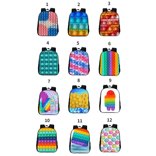 12 styles kids students school bag teenage backpack 3d sensory fidget toys finger print shoulder bags sport book pack cartoon rucksack
12 styles kids students school bag teenage backpack 3d sensory fidget toys finger print shoulder bags sport book pack cartoon rucksack