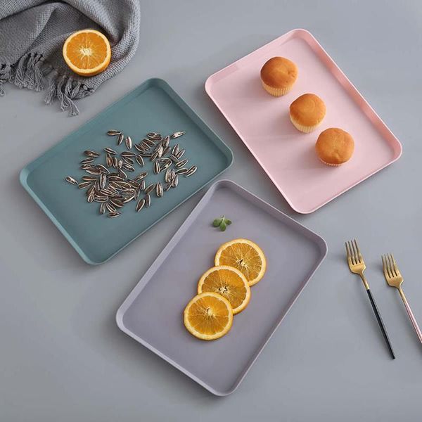 dishes & plates simple solid color dessert creative multi-function rectangular plastic tray storage home kitchen fruit tea
dishes & plates simple solid color dessert creative multi-function rectangular plastic tray storage home kitchen fruit tea