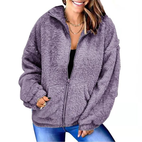 women's fur & faux plus size women coat long sleeve zipper outerwear autumn winter warm baggy casual jackets solid fashion clothes, Black
women's fur & faux plus size women coat long sleeve zipper outerwear autumn winter warm baggy casual jackets solid fashion clothes, Black