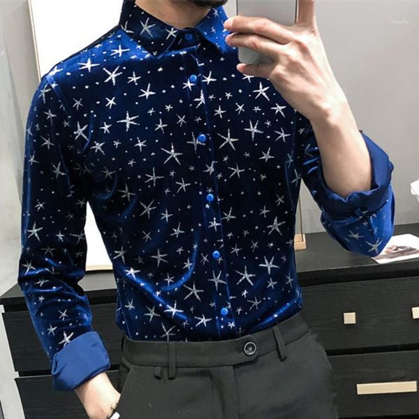 men's casual shirts tuxedo camiseta masculina korean men clothes velvet shirt streetwear fashion star mens slim fit dress, White;black
men's casual shirts tuxedo camiseta masculina korean men clothes velvet shirt streetwear fashion star mens slim fit dress, White;black