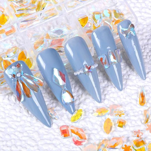 nail art decorations 1 box/120 pcs shaped drill rhinestones set decoration design gems shiny diamonds stone nails crystals jewelry, Silver;gold
nail art decorations 1 box/120 pcs shaped drill rhinestones set decoration design gems shiny diamonds stone nails crystals jewelry, Silver;gold