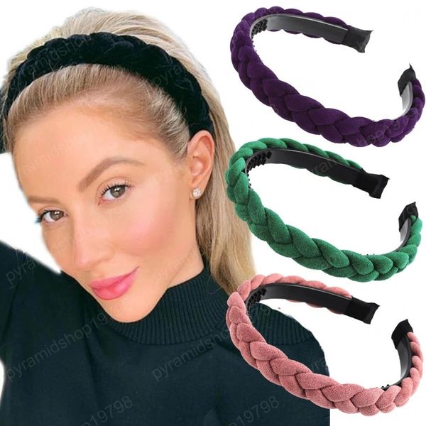 braided headbands hair hoop fashion bezel headdress for women elastic hairbands girls solid color hair accessories, Slivery;white
braided headbands hair hoop fashion bezel headdress for women elastic hairbands girls solid color hair accessories, Slivery;white
