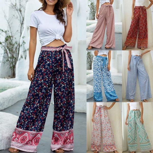 women's pants & capris casual floral comfy high waist boho bell active wide bow soft leg solid clothing fashion summer, Black;white
women's pants & capris casual floral comfy high waist boho bell active wide bow soft leg solid clothing fashion summer, Black;white