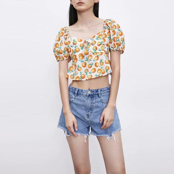 casual puff sleeve square collar blouse summer lace up printed crop women preppy style sweet shirt women's blouses & shirts, White
casual puff sleeve square collar blouse summer lace up printed crop women preppy style sweet shirt women's blouses & shirts, White