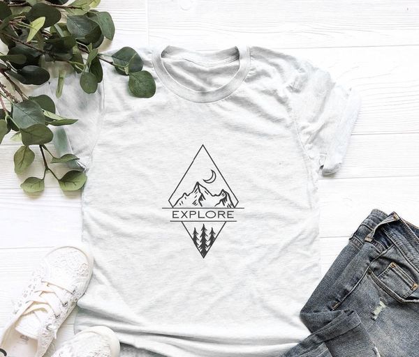 90s young grunge tumblr cotton women t shirts tees explore wanderlust travel road trip traveler, White
90s young grunge tumblr cotton women t shirts tees explore wanderlust travel road trip traveler, White