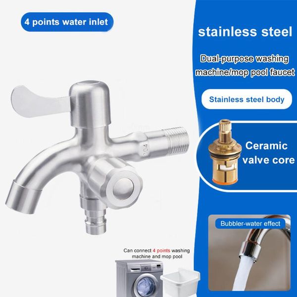 stainless steel washing machine faucet 4 points water inlet multi-function bath accessory set
stainless steel washing machine faucet 4 points water inlet multi-function bath accessory set