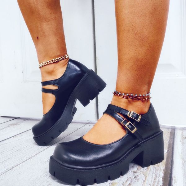 sandals gothick lolita female thick bottom buckle strap marry janes cosplay cool chunky heel platform pumps women spring shoes woman, Black
sandals gothick lolita female thick bottom buckle strap marry janes cosplay cool chunky heel platform pumps women spring shoes woman, Black