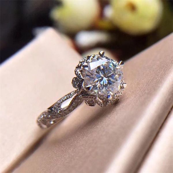 inbeaut 925 silver genuine d color moissanite ring excellent cut 1 ct pass diamond test engagement for women cluster rings, Golden;silver
inbeaut 925 silver genuine d color moissanite ring excellent cut 1 ct pass diamond test engagement for women cluster rings, Golden;silver