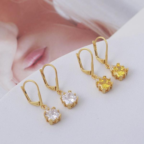 hoop & huggie small sparkling inlaid square colored diamond simple fashion earrings, Golden;silver
hoop & huggie small sparkling inlaid square colored diamond simple fashion earrings, Golden;silver