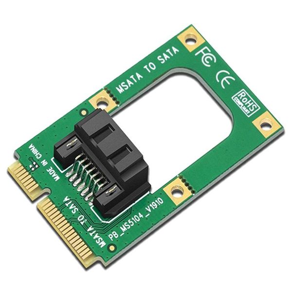 to sata adapter card msata 7pin hard drive ssd solid state sata3.0 interface conversion computer cables & connectors
to sata adapter card msata 7pin hard drive ssd solid state sata3.0 interface conversion computer cables & connectors