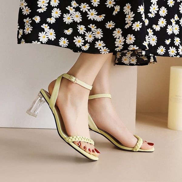 sandals ochanmeb 2021 summer chic clear crystal high heels woman transparent heeled yellow green gold shoes sandles women, Black
sandals ochanmeb 2021 summer chic clear crystal high heels woman transparent heeled yellow green gold shoes sandles women, Black