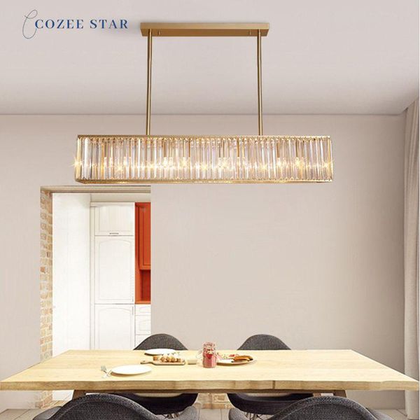 chandeliers modern led lighting luxury rectangle copper crystal pendant hanging lamps bedroom living room el lights fixture
chandeliers modern led lighting luxury rectangle copper crystal pendant hanging lamps bedroom living room el lights fixture