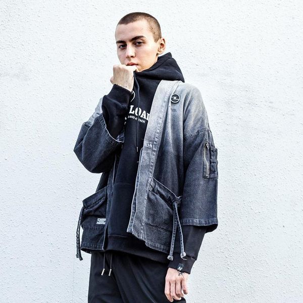 denim jacket men cotton coats jackets cardigan male streetwear hip hop bomber casual coat loose kimono men's, Black;brown
denim jacket men cotton coats jackets cardigan male streetwear hip hop bomber casual coat loose kimono men's, Black;brown