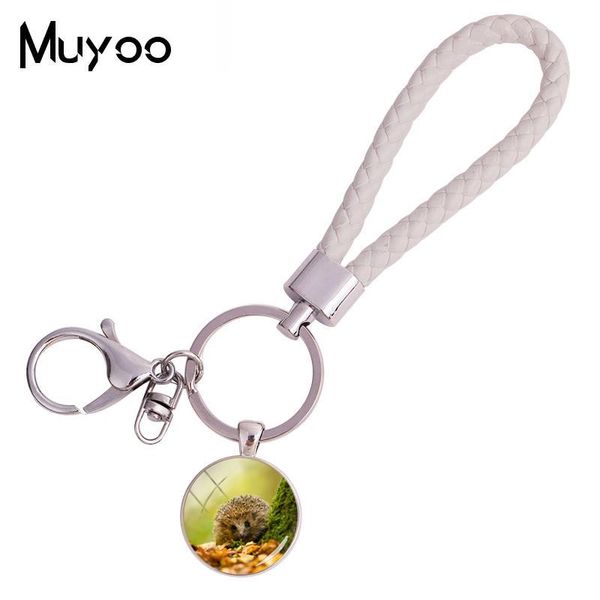 keychains 2021 hedgehog leather rope keyring glass dome cabochon keychain round key rings art handmade jewelry, Silver
keychains 2021 hedgehog leather rope keyring glass dome cabochon keychain round key rings art handmade jewelry, Silver