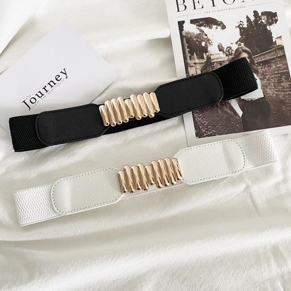 belts fashion elastic nylon women belt irregular gold metal buckle wasit simple black white waistbands ladies coat dress straps, Black;brown
belts fashion elastic nylon women belt irregular gold metal buckle wasit simple black white waistbands ladies coat dress straps, Black;brown