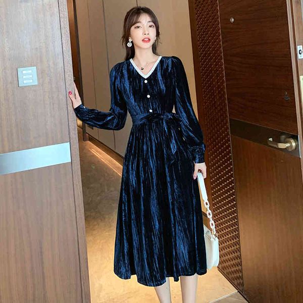 dresses winter vintage one-piece veet women v-neck long sleeve belted wrap slim es vestidos, Black;gray
dresses winter vintage one-piece veet women v-neck long sleeve belted wrap slim es vestidos, Black;gray