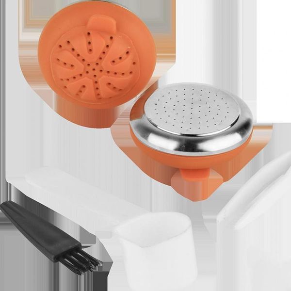 coffee filters 1 set filter heat-resistant reusable 304 stainless steel refillable silicone strainer for kitchen
coffee filters 1 set filter heat-resistant reusable 304 stainless steel refillable silicone strainer for kitchen