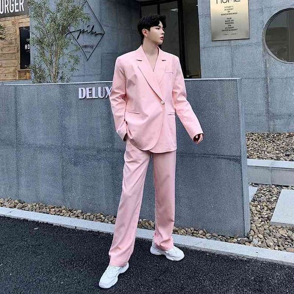 men's suits & blazers veiai (jacket + pants) street casual fashion suit pink blazer female jacket party stage wedding show homme attire, White;black
men's suits & blazers veiai (jacket + pants) street casual fashion suit pink blazer female jacket party stage wedding show homme attire, White;black