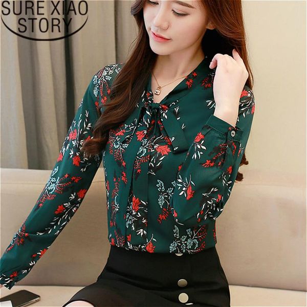 women's blouses & shirts blusas mujer de moda womens and v-neck print chiffon women bow full clothing 1780 50, White
women's blouses & shirts blusas mujer de moda womens and v-neck print chiffon women bow full clothing 1780 50, White